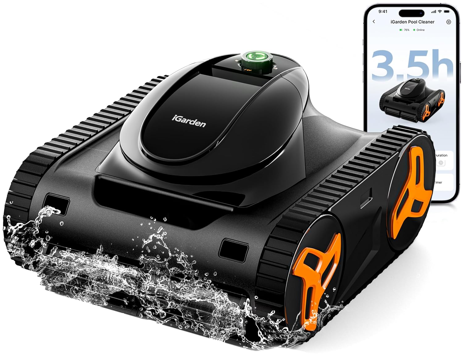 Smart Garden - Robô Limpador de Piscina Série KN,