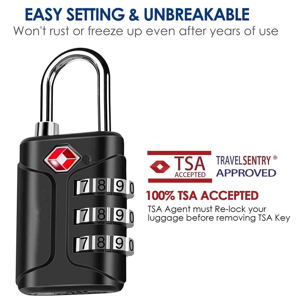 Smart Garden Gate Lock - Cadeados de bagagem aprovados pela TSA,