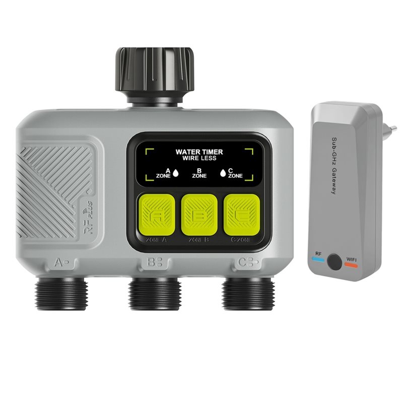 Smart Garden Zone - Temporizador de Água Inteligente ABMH-Wifi para