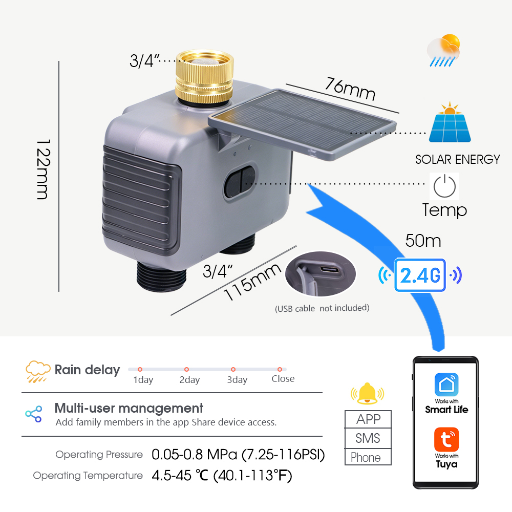 Temporizador de Irrigação Sola - Smart Garden Zone avaliação e preço