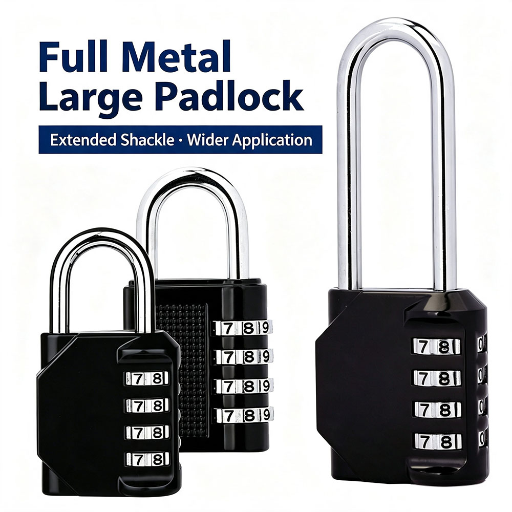 Cadeado de Combinação de 4 Díg - Smart Garden Gate Lock avaliação e preço