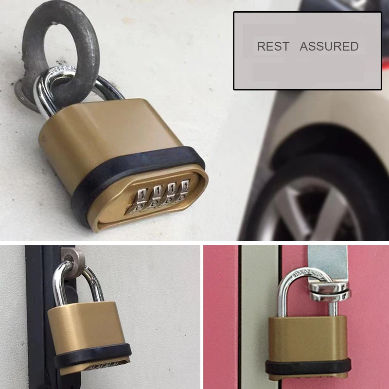 Fechadura externa sem chave, c - Smart Garden Gate Lock avaliação e preço