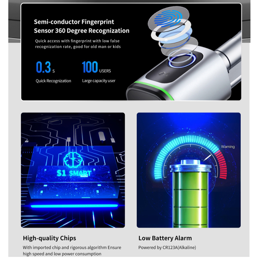 Zemismart ble fechadura eletrô - Smart Garden Gate Lock avaliação e preço
