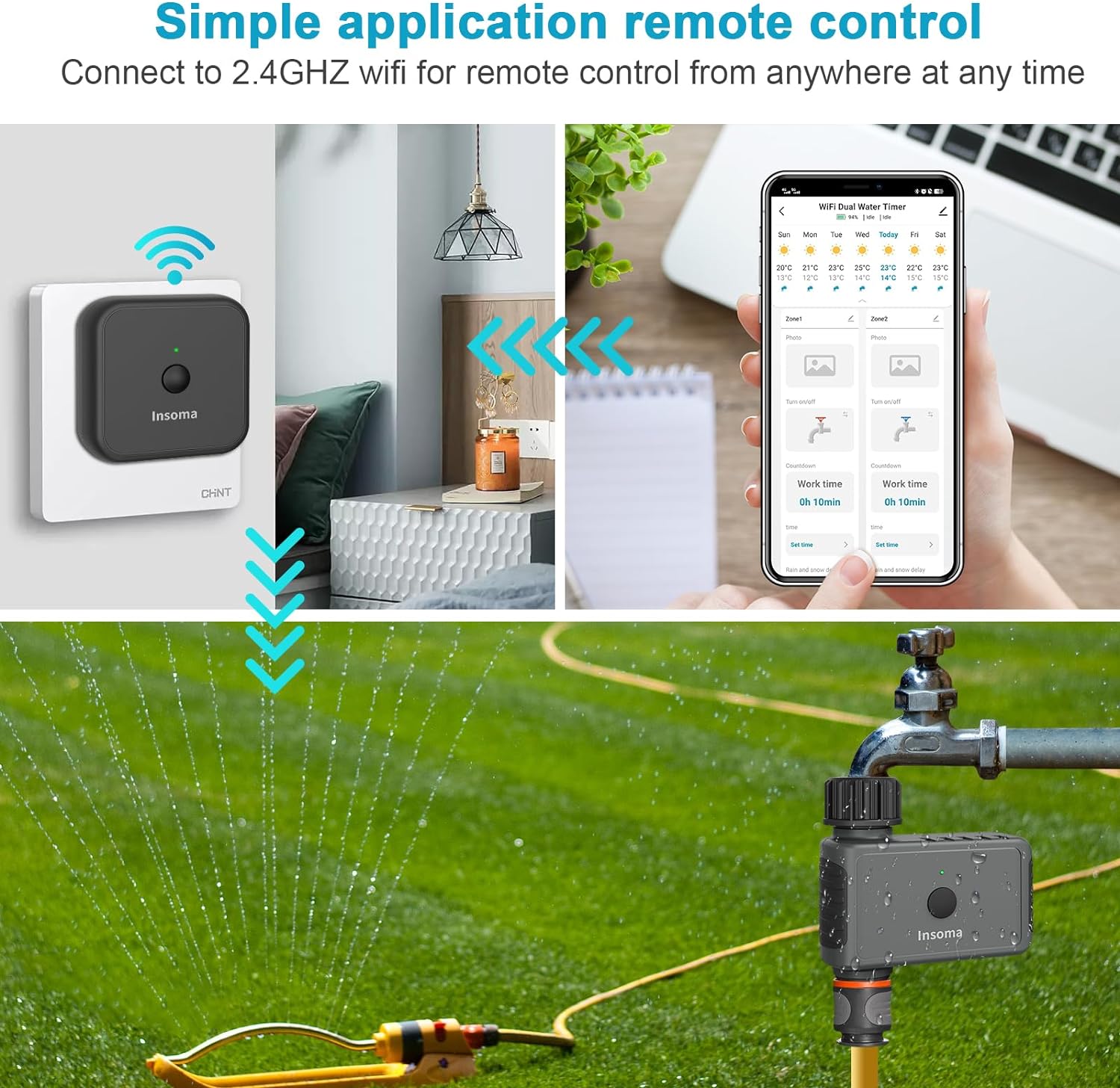Insoma wi fi automático polvil - Smart Garden Iot avaliação e preço