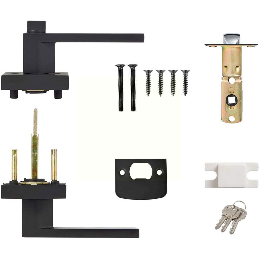 Maçaneta da porta preta, fecha - Smart Garden Gate Lock avaliação e preço