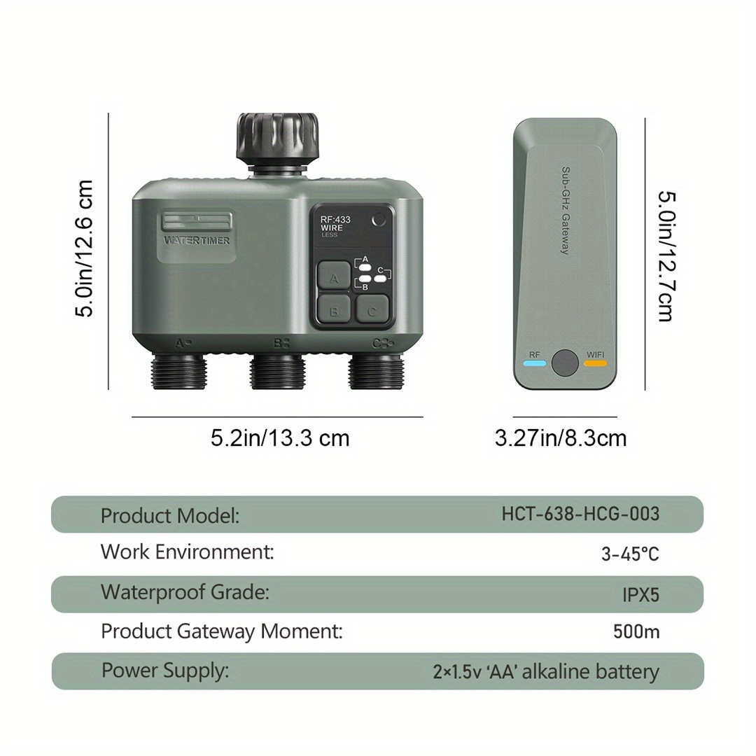 Temporizador de sprinkler Eshi - Smart Garden Zone avaliação e preço