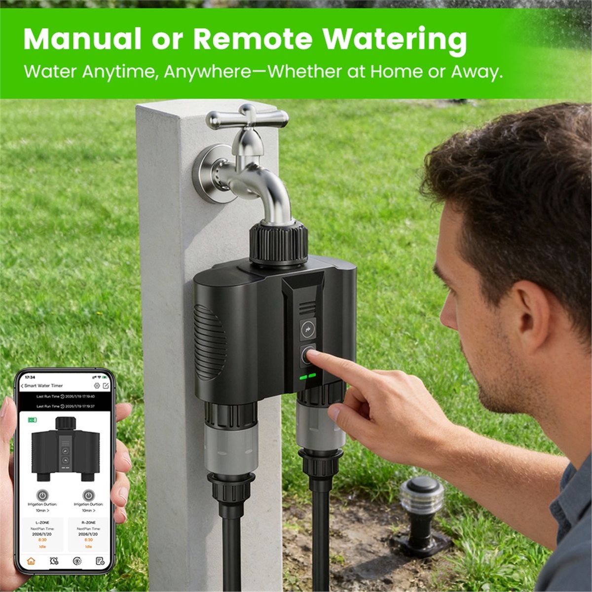 Y17A 1 Conjunto de Temporizado - Smart Garden avaliação e preço