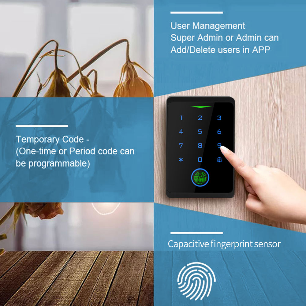 Tuya wifi kits de controle ace - Smart Garden Gate Lock avaliação e preço