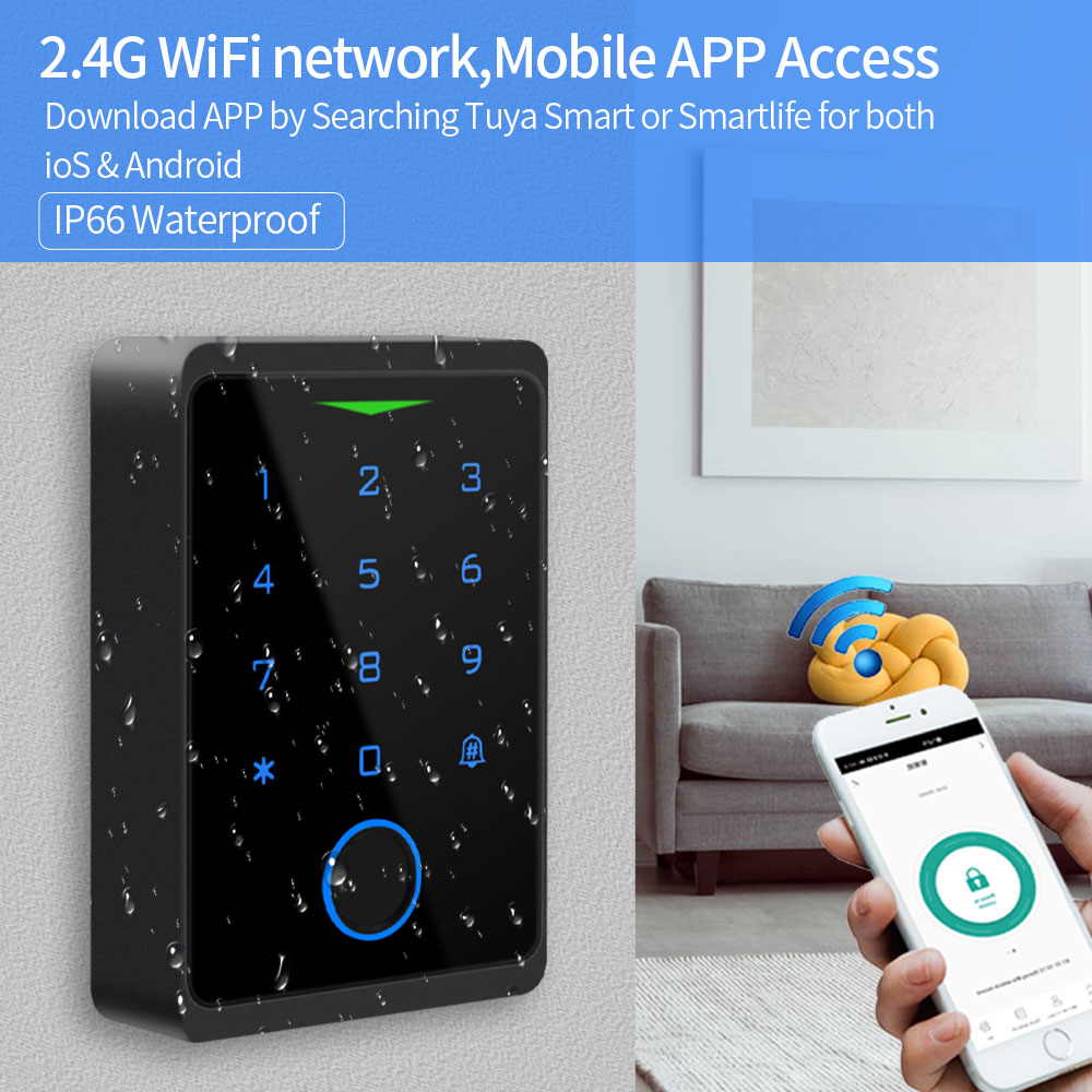 Tuya wifi kits de controle ace - Smart Garden Gate Lock avaliação e preço