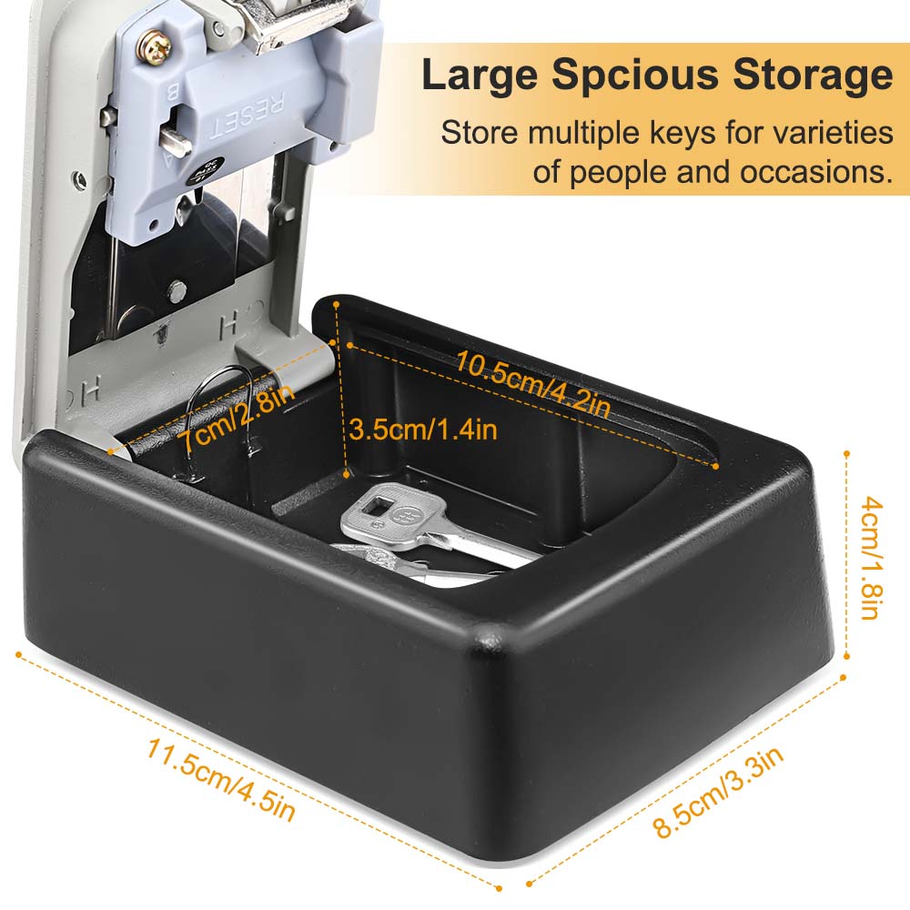 Senha Lock Storage Box, Materi - Smart Garden Gate Lock avaliação e preço