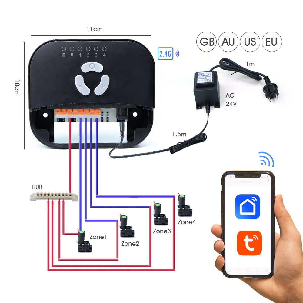 Controlador de válvula solenói - Smart Garden At Home avaliação e preço