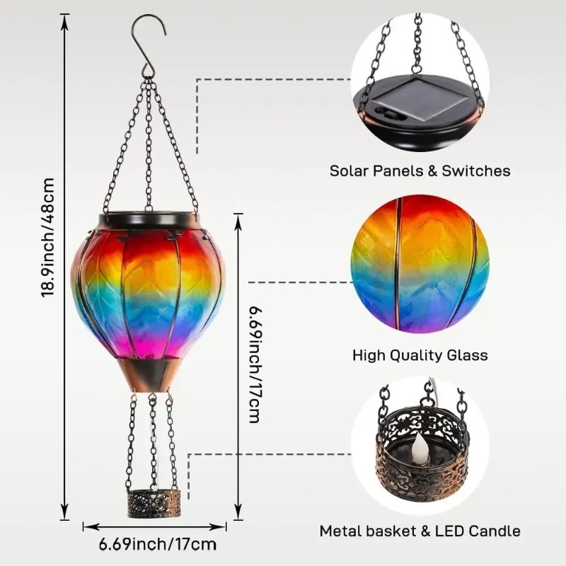 Lâmpada solar vintage para jar - Smart Garden Balloon avaliação e preço